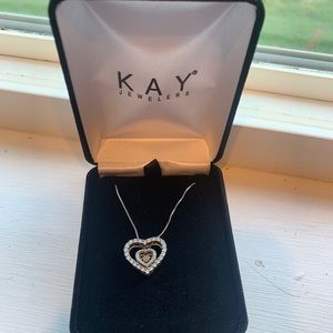 Kay Jewelers Heart Diamond Necklace
